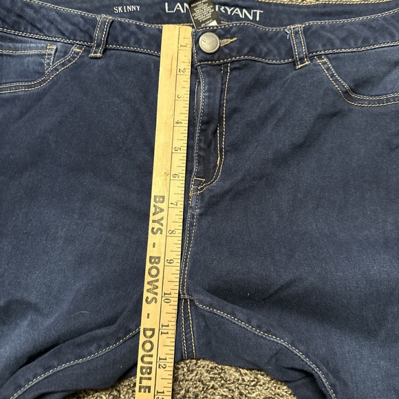 Lane Bryant Jeans Women's Size 20 Long Dark Wash High Rise 39x32 BLEMISH - Picture 6 of 7